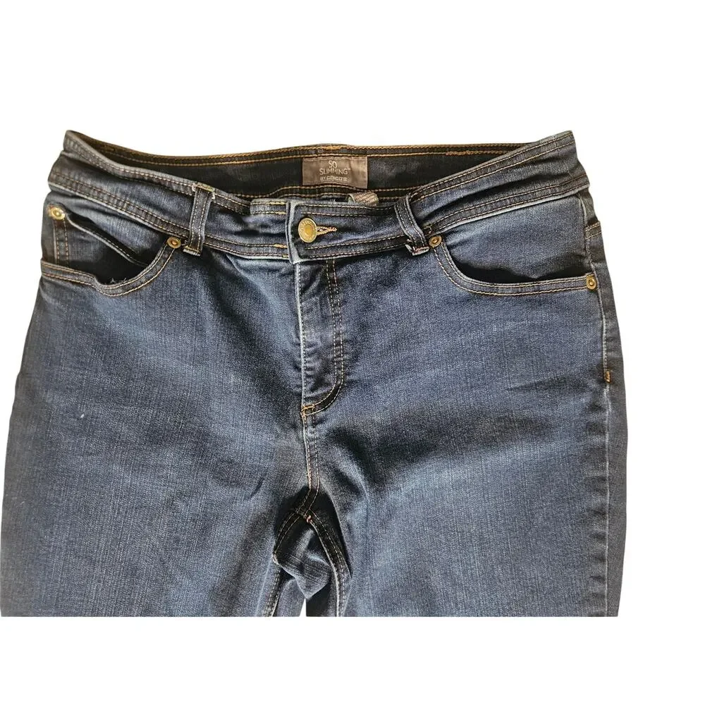 Chico's So Slimming Jeans Size 10 (1.5) Indigo 16W/28L - Picture 4 of 6